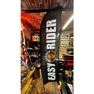 Wielka Flaga Easy Rider z Masztem Winder